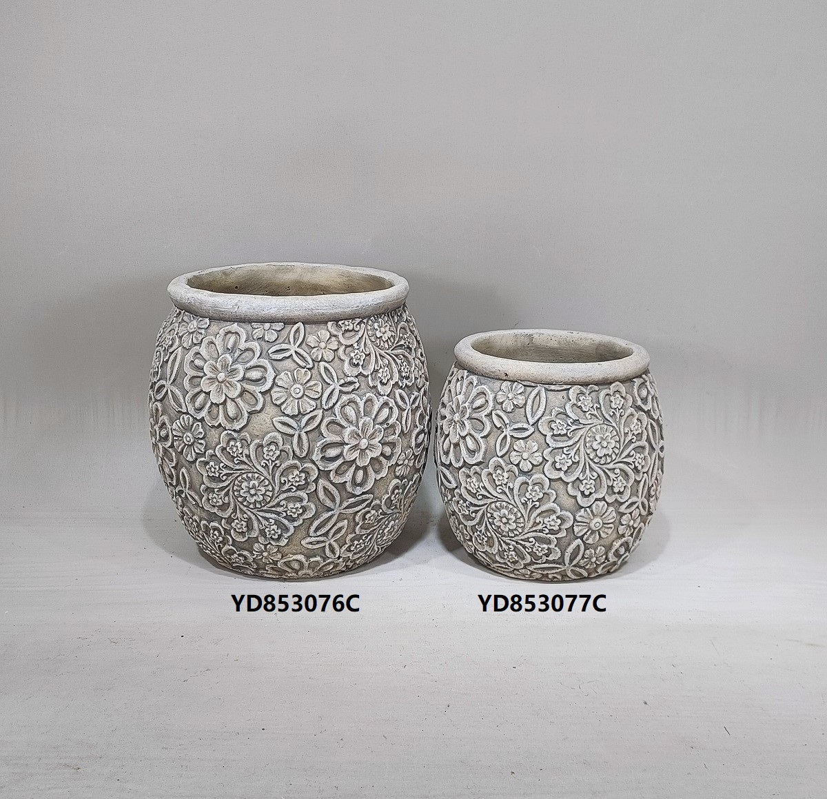 modern garden home decor small tabletop pots cement concrete flower planter pot