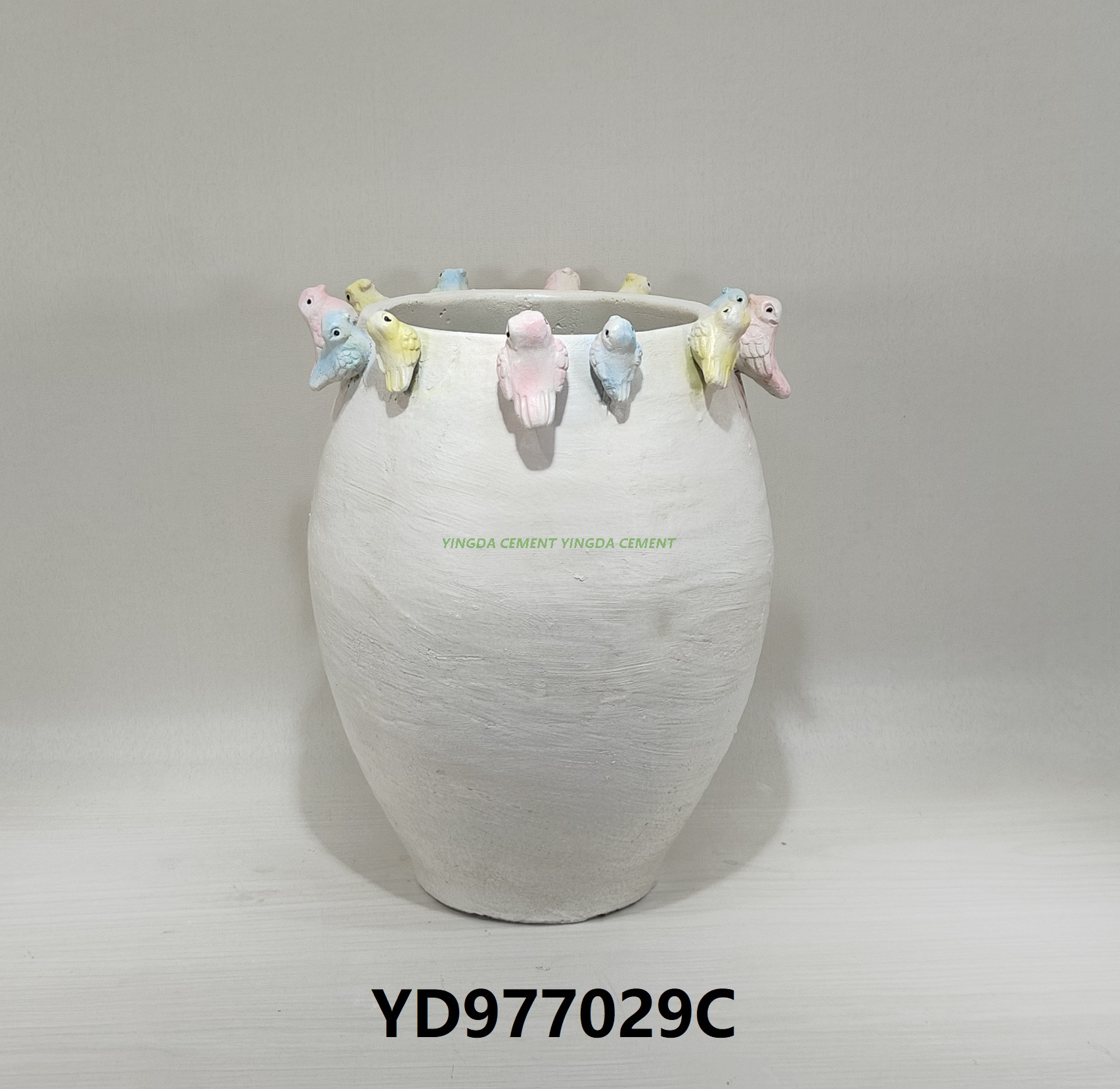 Creative Flowerpots Cement Flower Pots in Bulk Jar Color Creative Home Garden