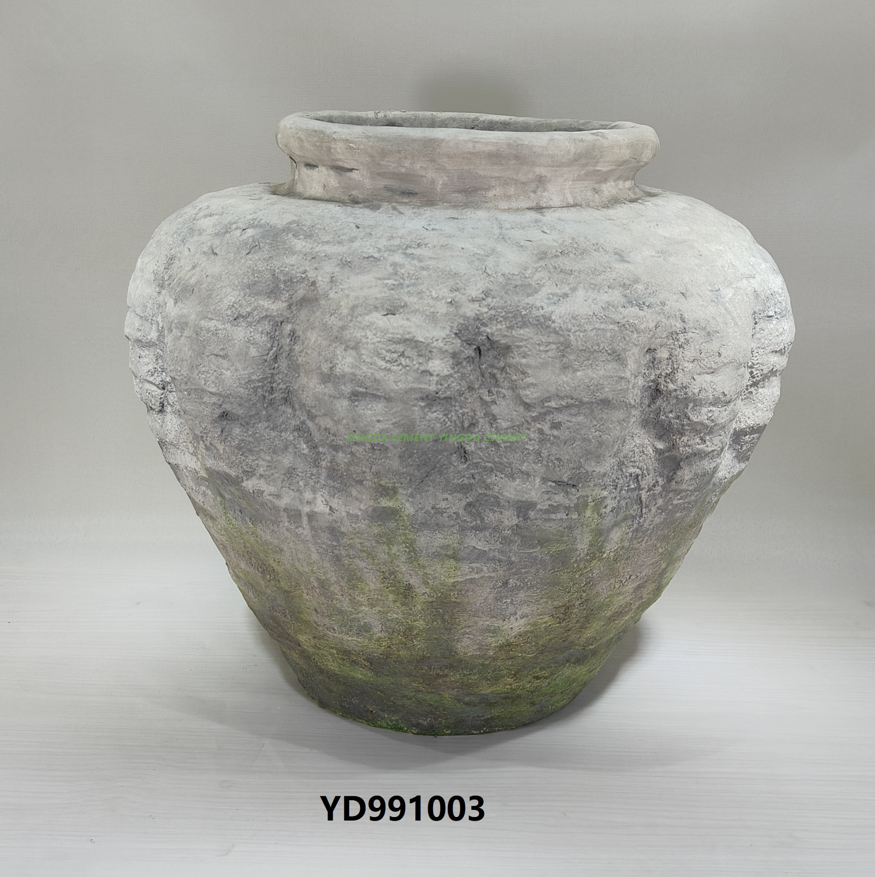 Flower Pot Outdoor Planter Round Fiber Cement Concrete Pots Nordic Big Sphere Europe Plant Pot