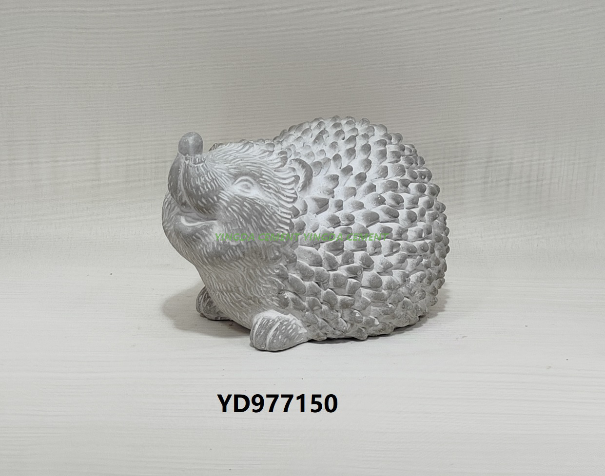 Cute Nordic Modern Eco-friendly Cement Hedgehog Ornaments Creative Small Table Garden Decor Accessories for Home