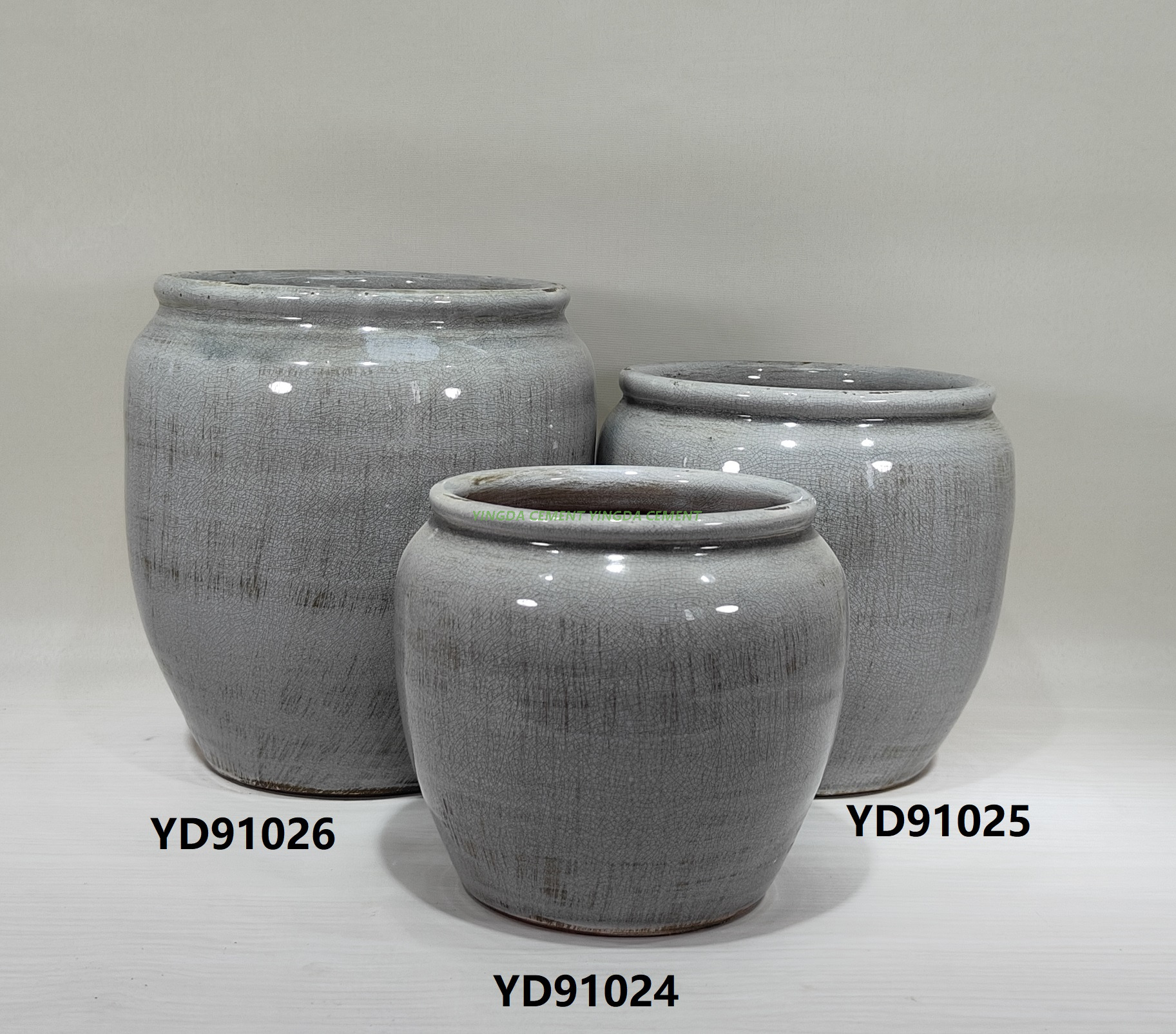 Friendly Modern Design Glazed Ceramic Flower/Plant Pot for Home Gardening Private
