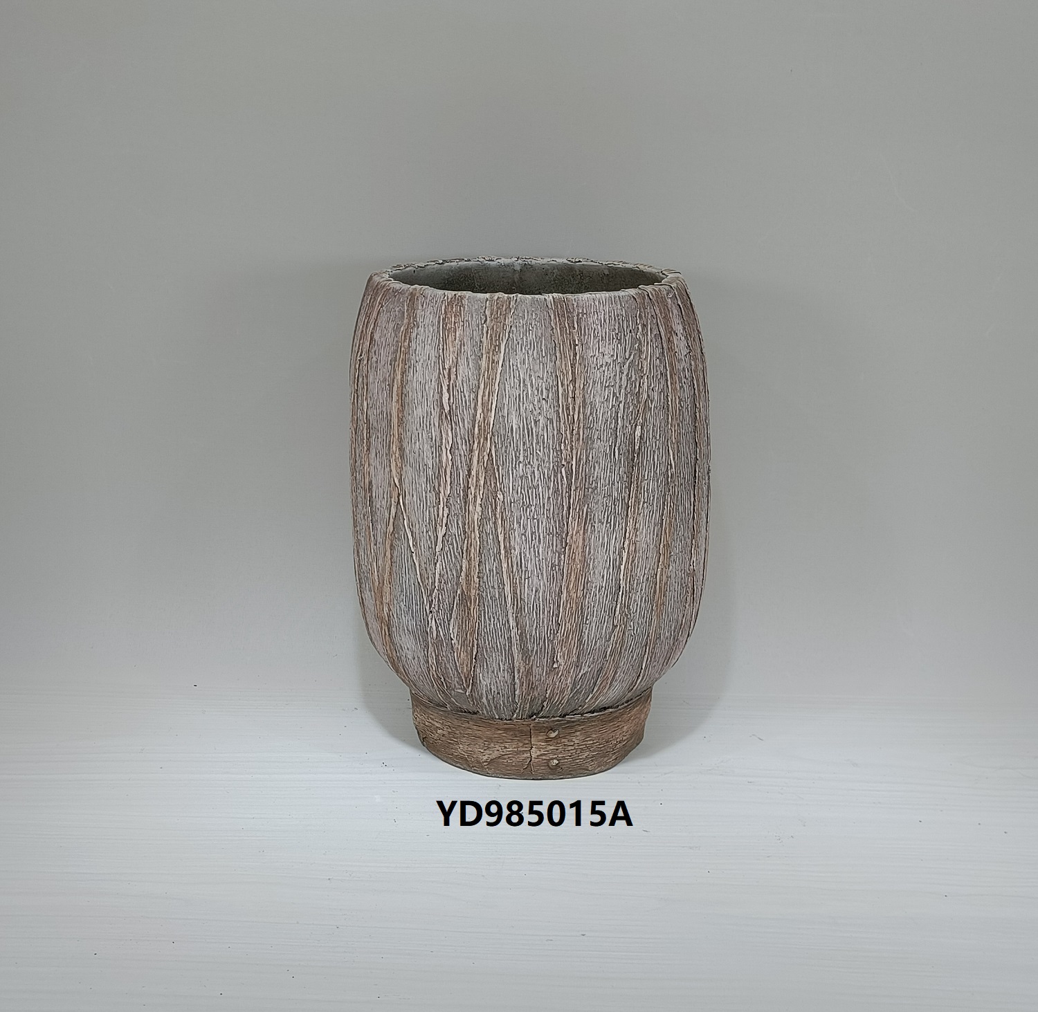 New arrival special kraft paper design flower vase matte cement vases for home decor