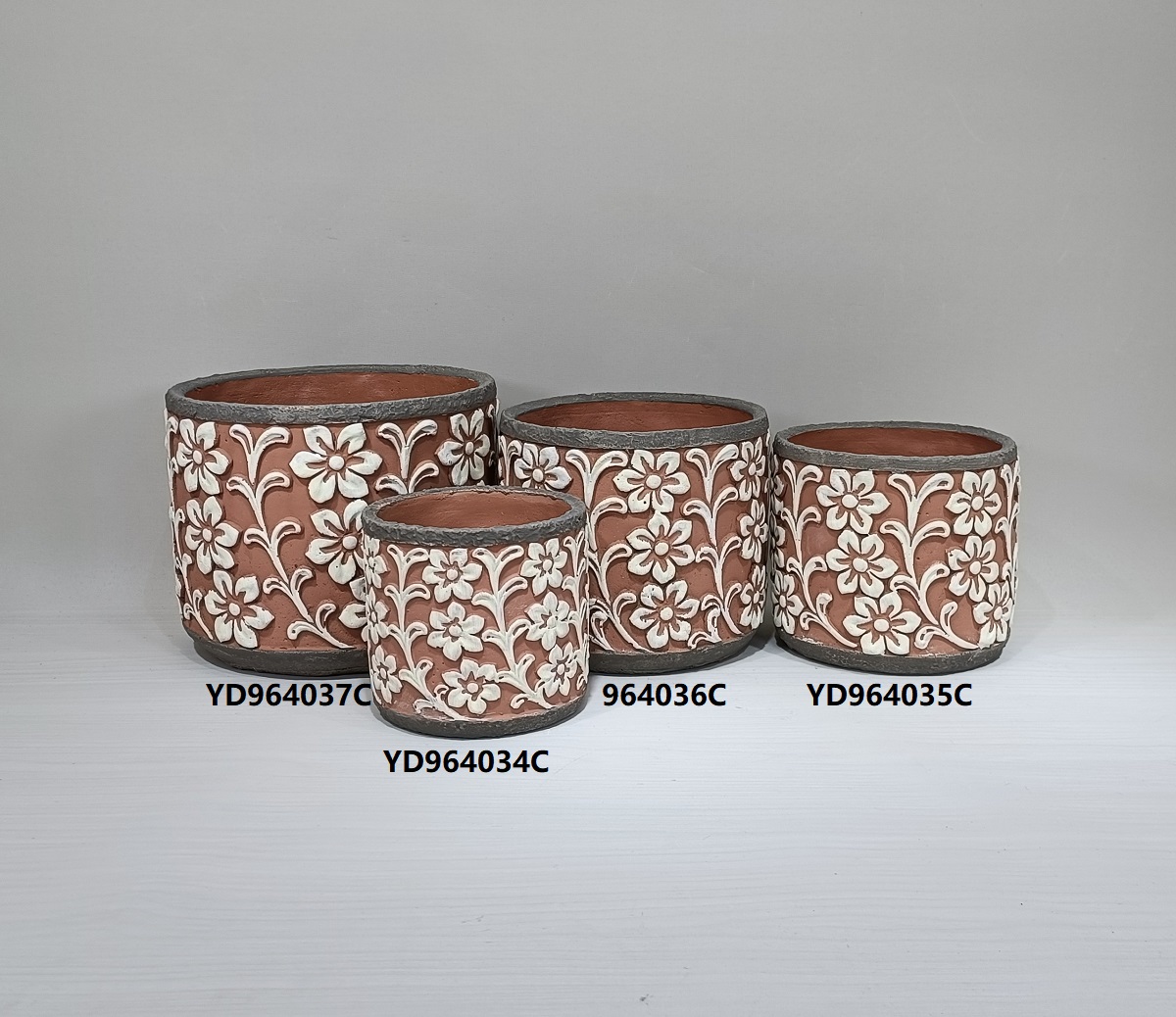 New product custom sizes cylinder shape concrete small bonsai pot unique cement pot in bulk