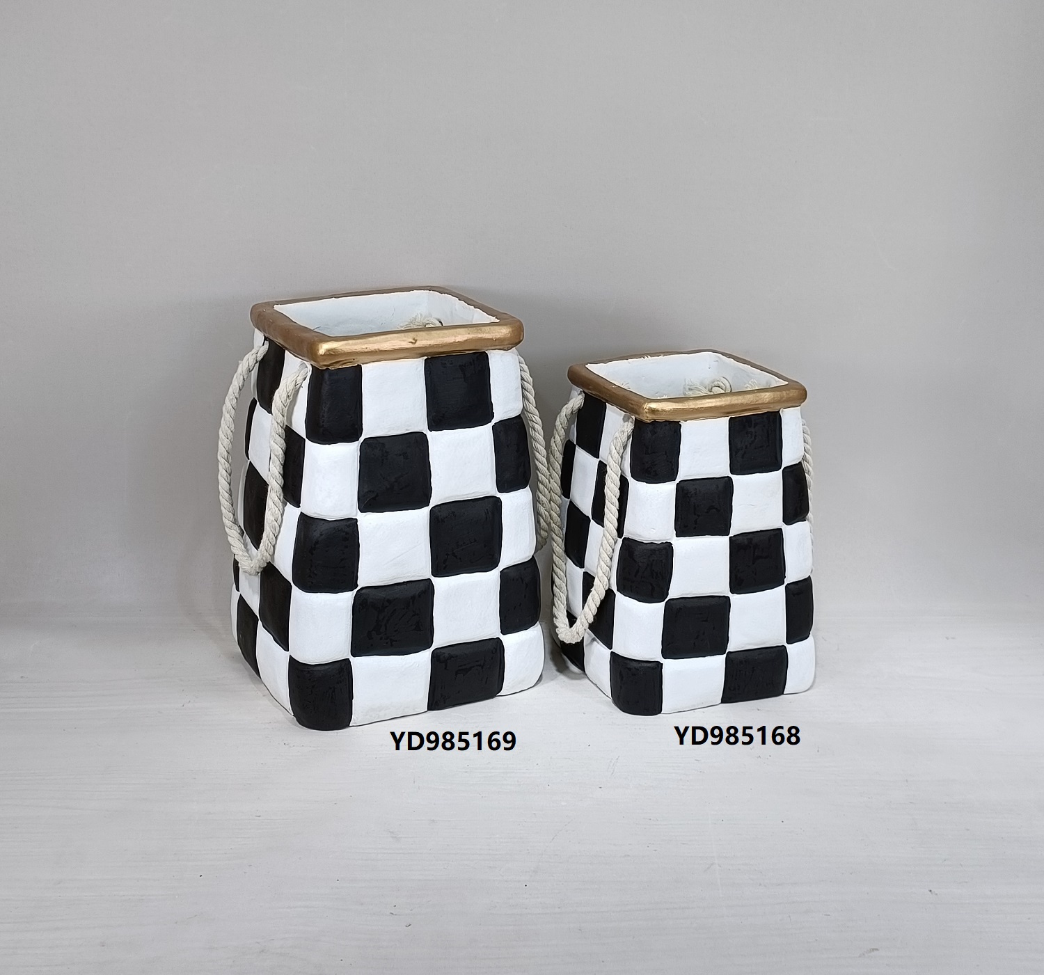 European style pattern garden decoration succulent plant pots indoor outdoor cement flower pots