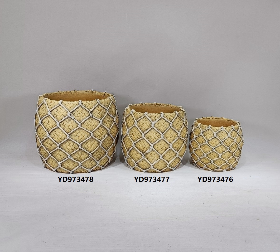 Wholesale customization rustic style succulent plant pot indoor cement garden flower pots