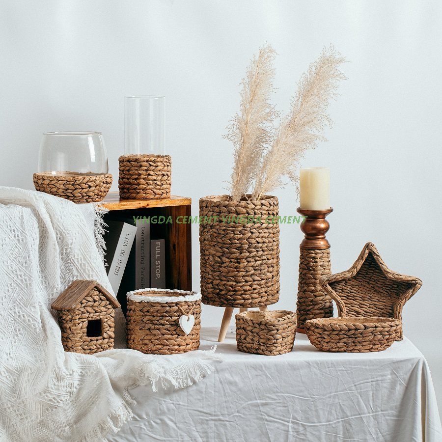 Novel Design Popular Cheap Custom Logo Heart Shape Planter Pot Wedding Decoration Cement Plant Pot for Gardening