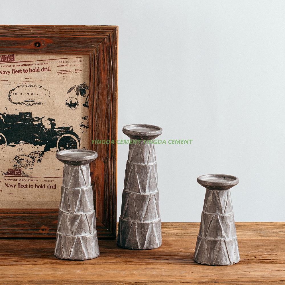 Desktop Decoration Cement Candle Holder
