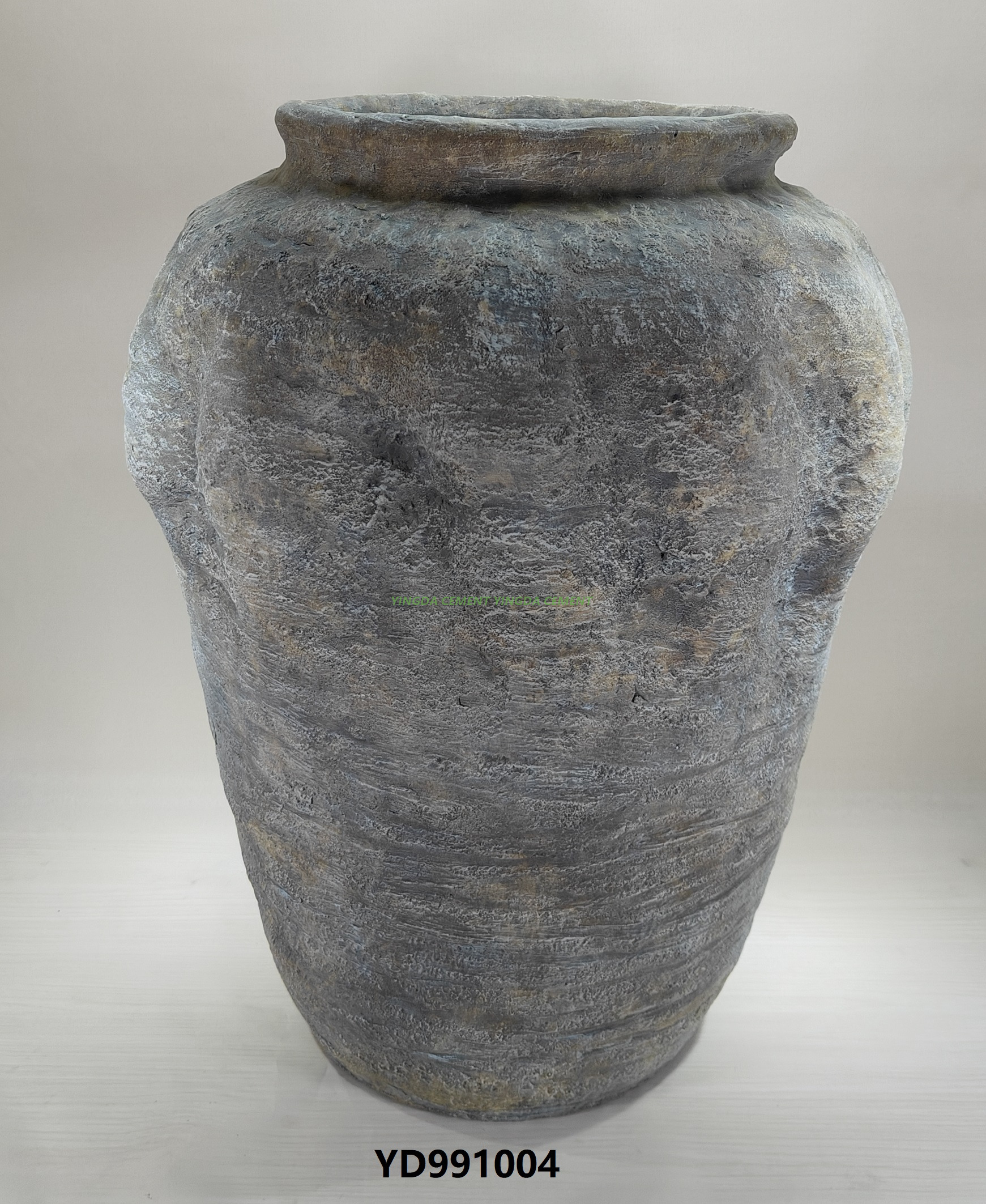 Rustic Style Indoor Outdoor Decoration Large Planter Pots Patio Garden Matte Concrete Flower Plant Pots