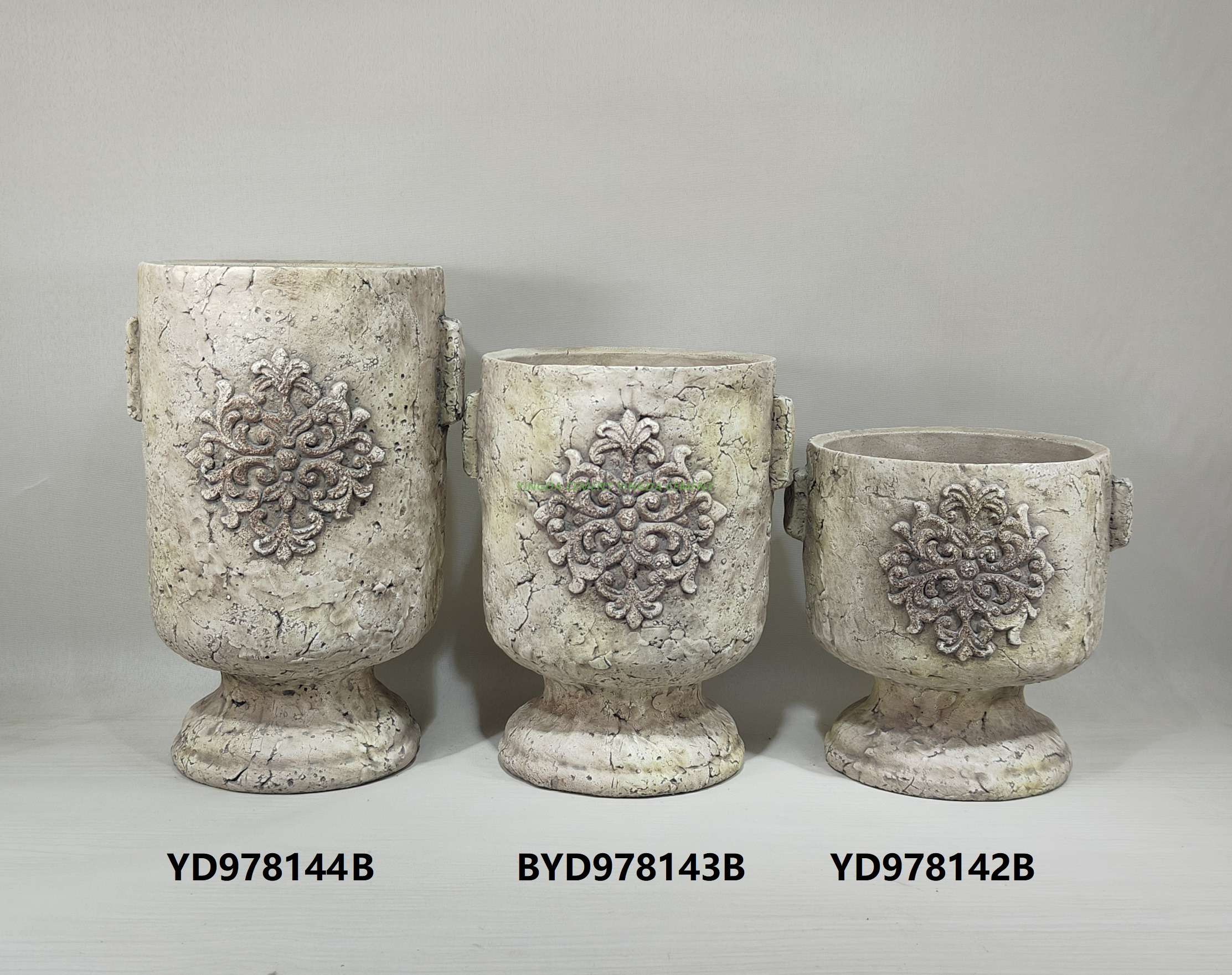 Cement Creative Home Face Nordic Flower Pot