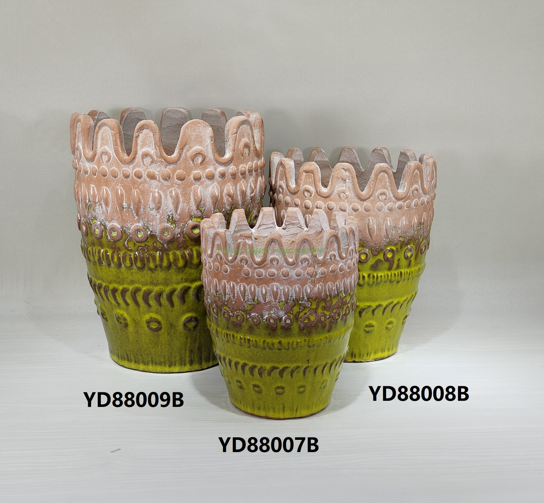 Customizable Simple Style Ceramic Flower Planter Pot with Glazed Finish New Design for Home Garden Decoration