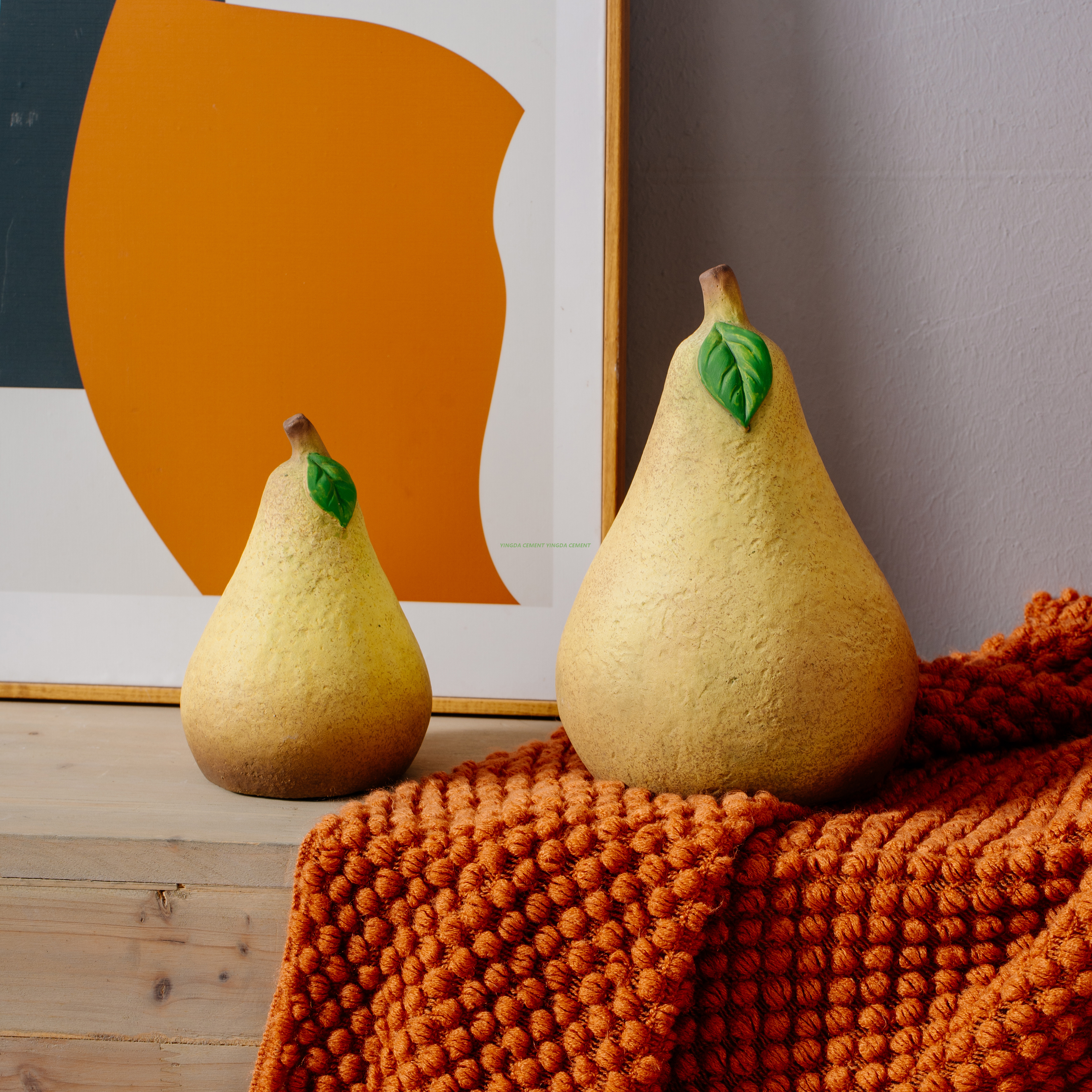  Flower Pot Home Decor Cement Fruit Vase for Fruit Collections and fruit decor