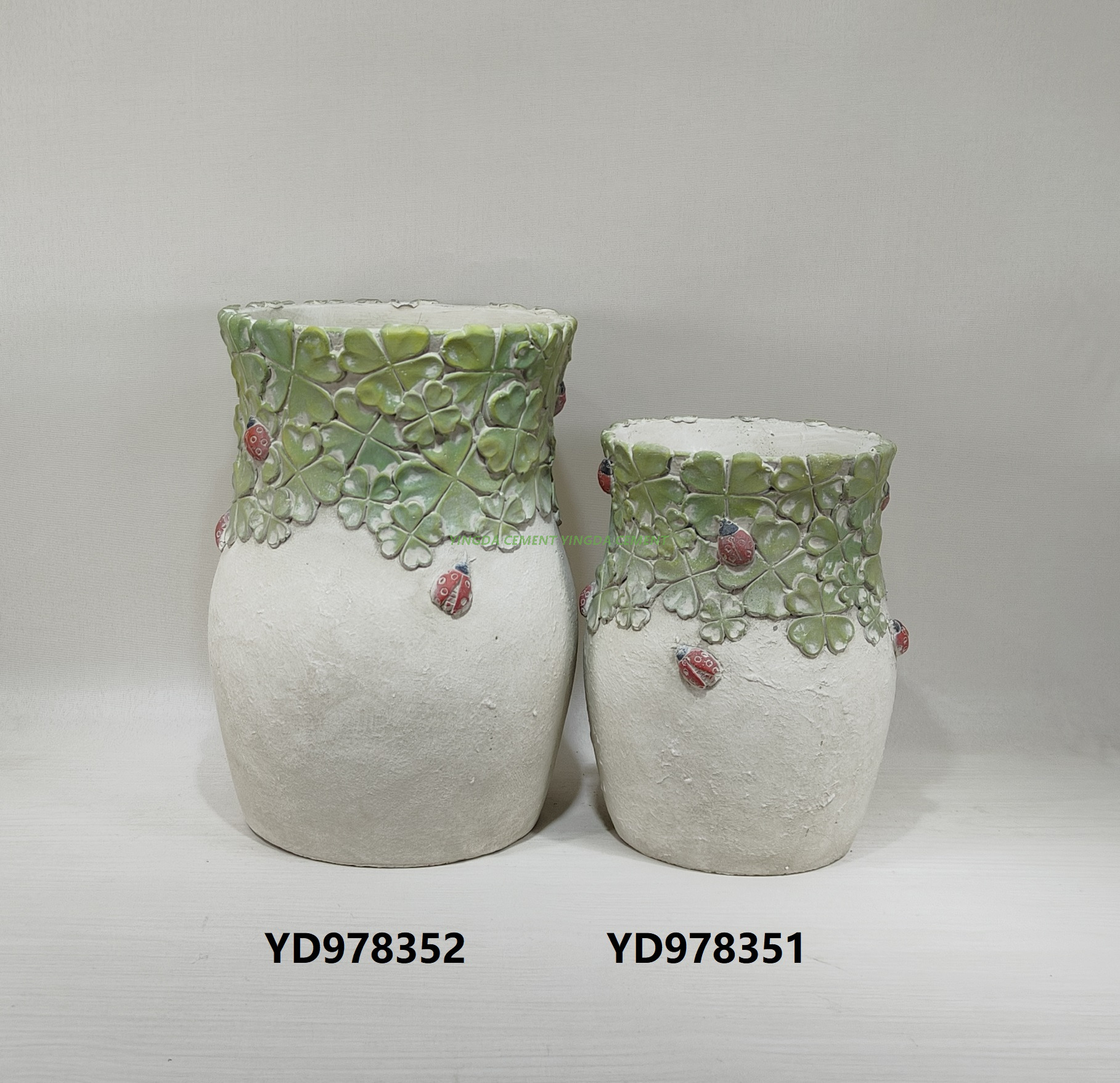 Modern European Style Concrete Flowerpot Ceramic Flower Pot Indoor Decoration Ceramic Planter Flower Pot