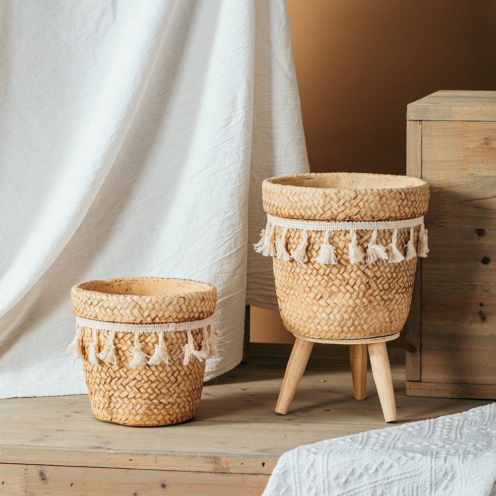 Factory direct sales indoor outdoor decoration plants pots wholesale garden balcony cement flower pots