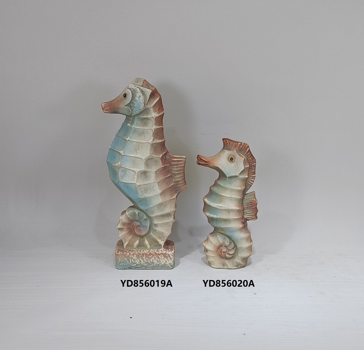 New design cute fish shape customize living room tabletop decoration cement home decor for gift