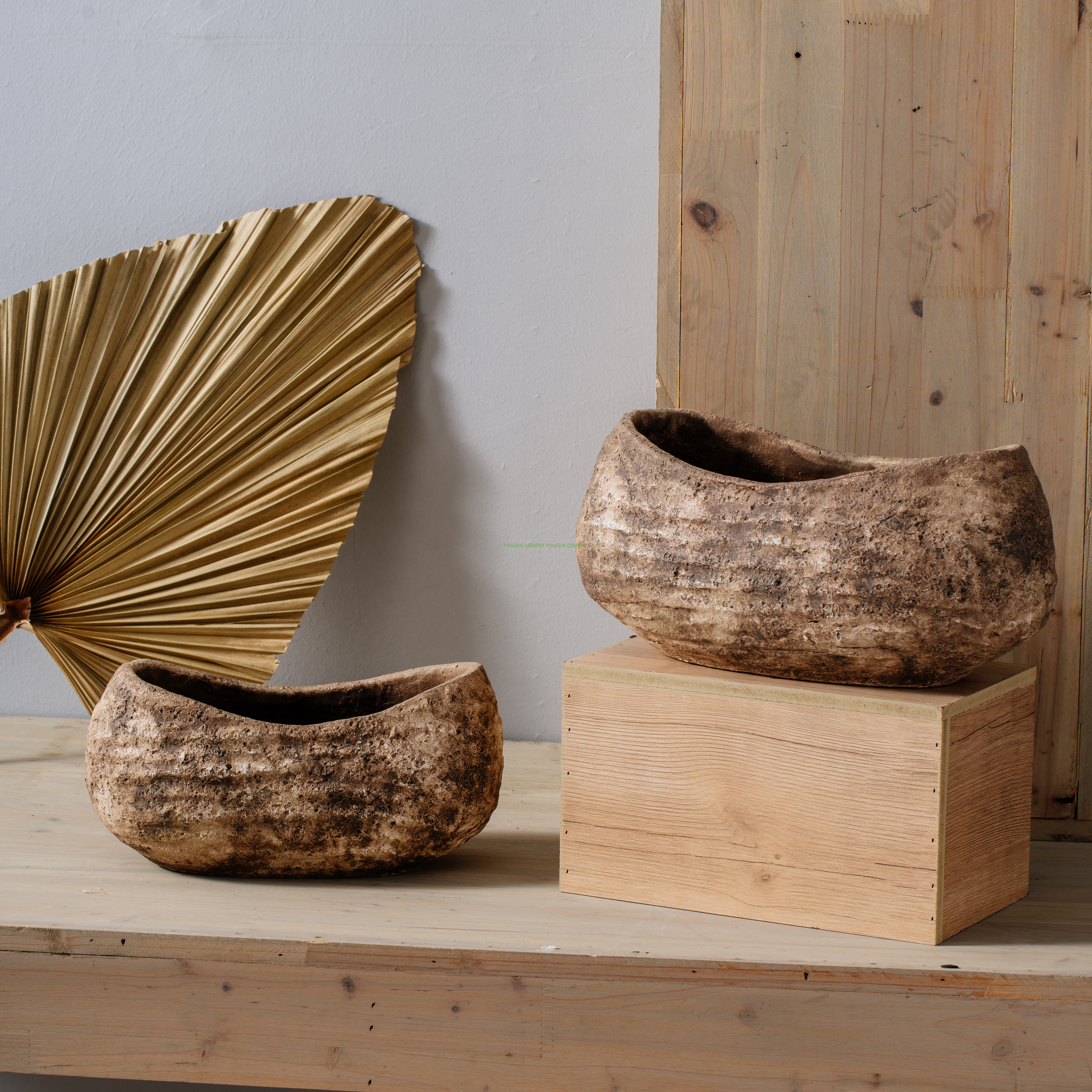 High quality creative handmade indoor outdoor concrete plant pots home garden cement planter flower pots