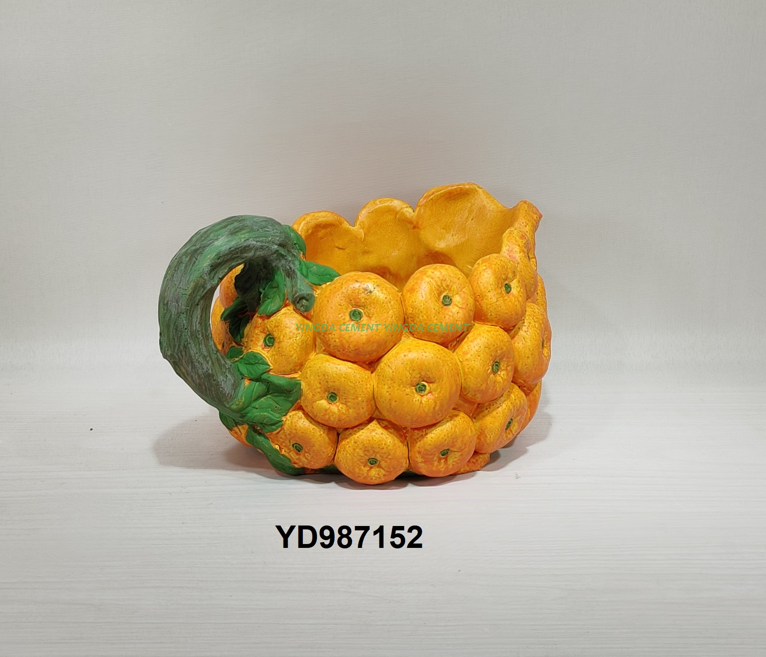 Flower pot for home decoration fruit collections cement Fruit Vase