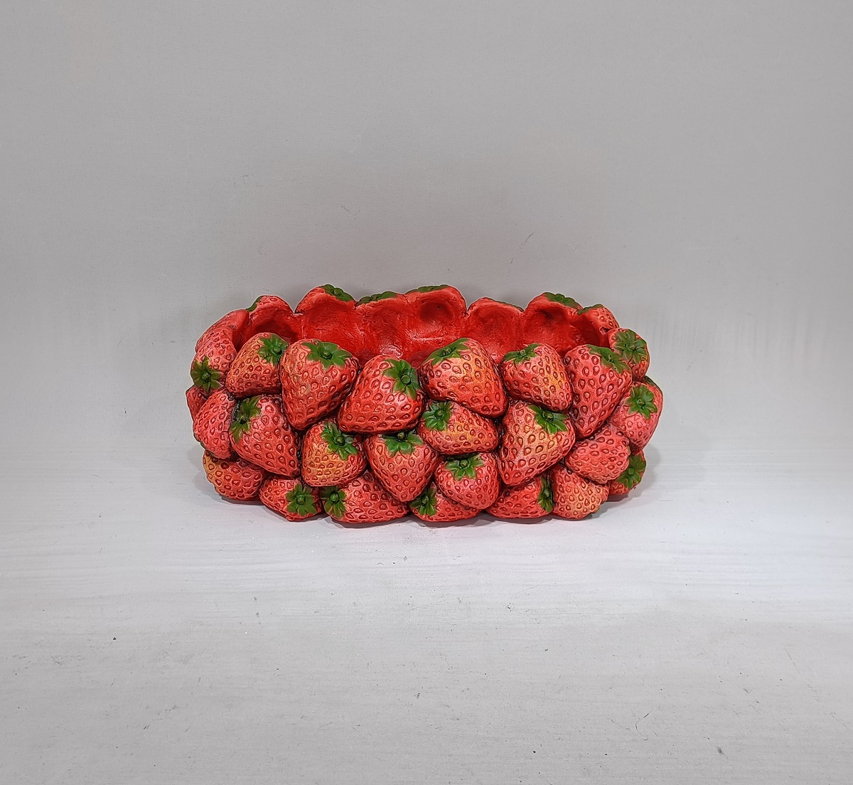 oval cement garden pot fruits design strawberry shape cement pot for home decor