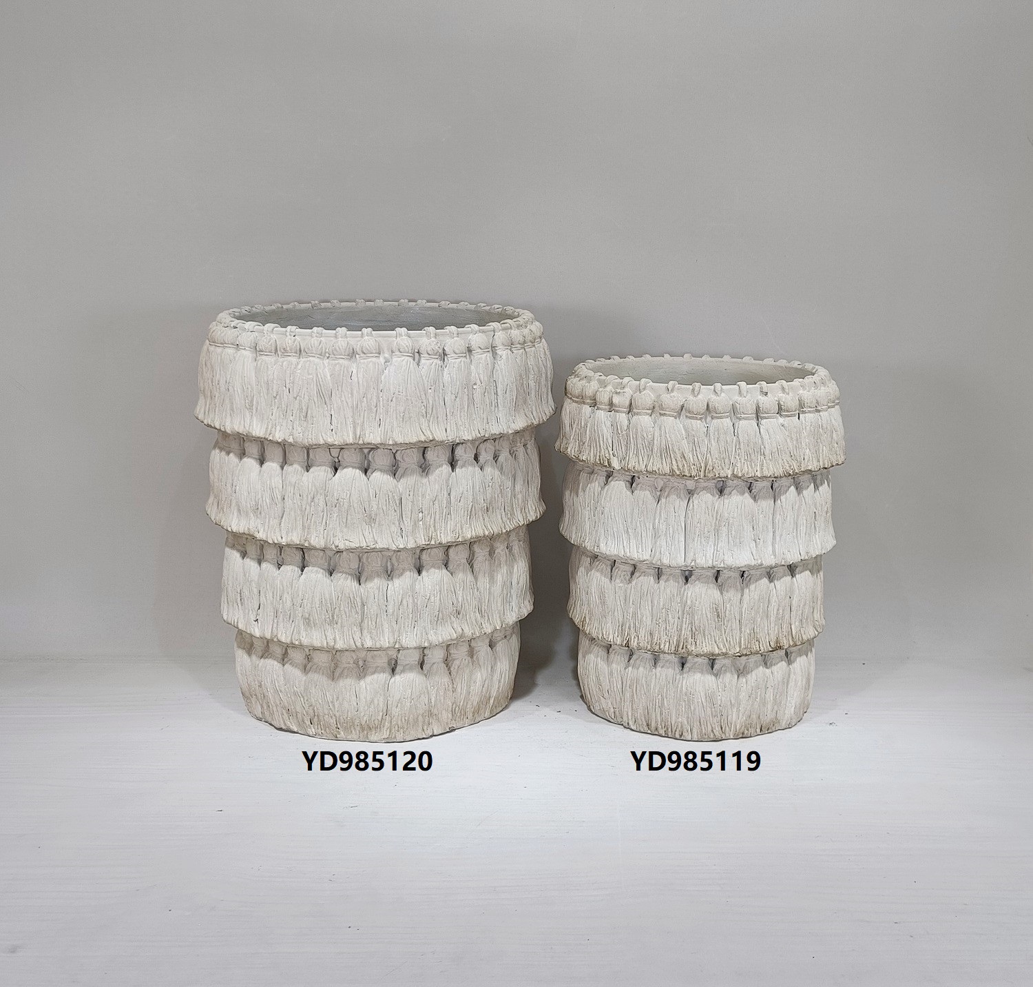 Modern handmade creative flower vase wedding table decorative cement flower vases for home decor