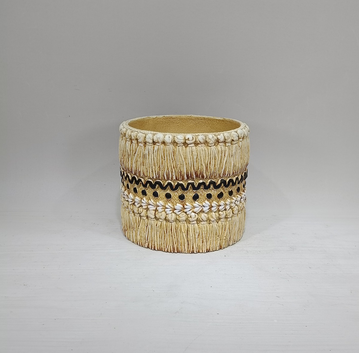 New arrival customizable size concrete plant pots nordic style modern garden cement flower pots