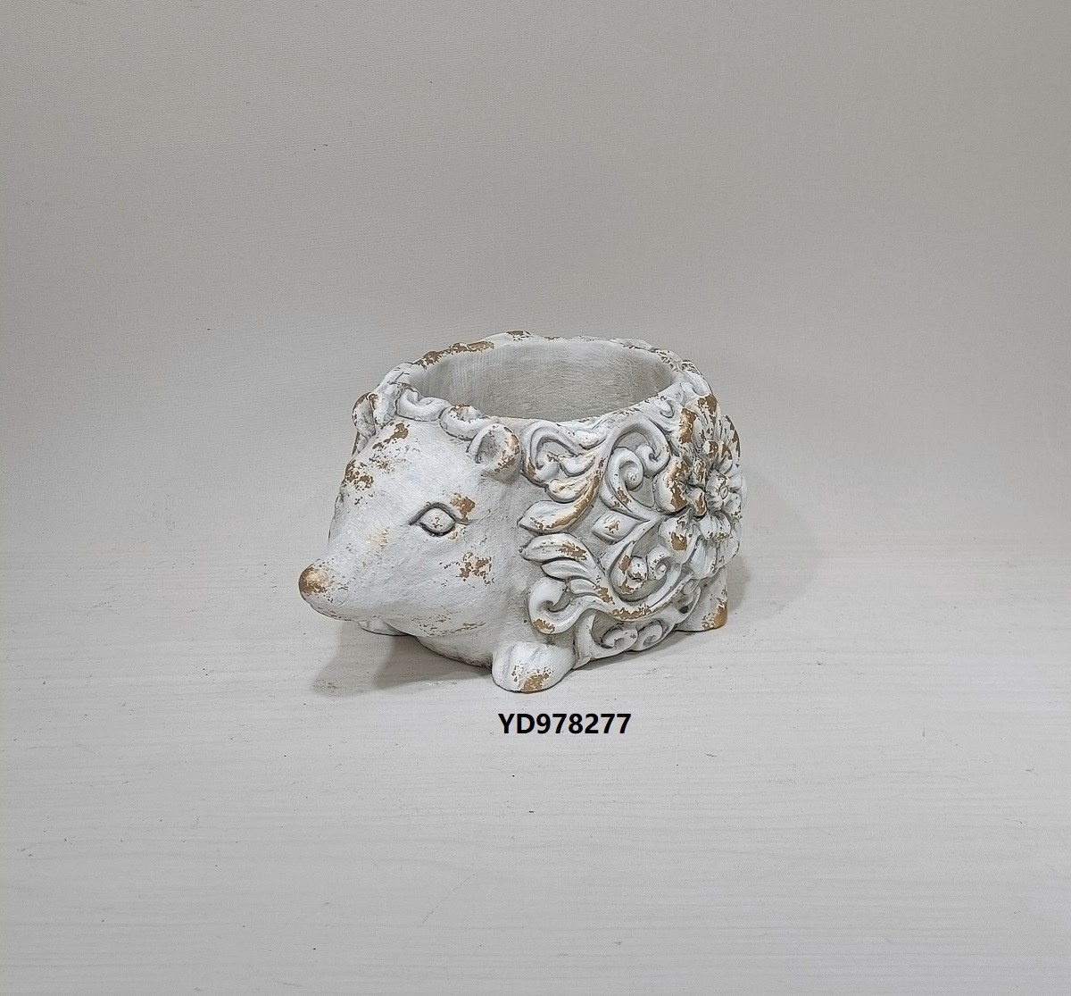 Factory direct sales cute animal shape mini flower pots cement succulent plants pot for tabletop decor