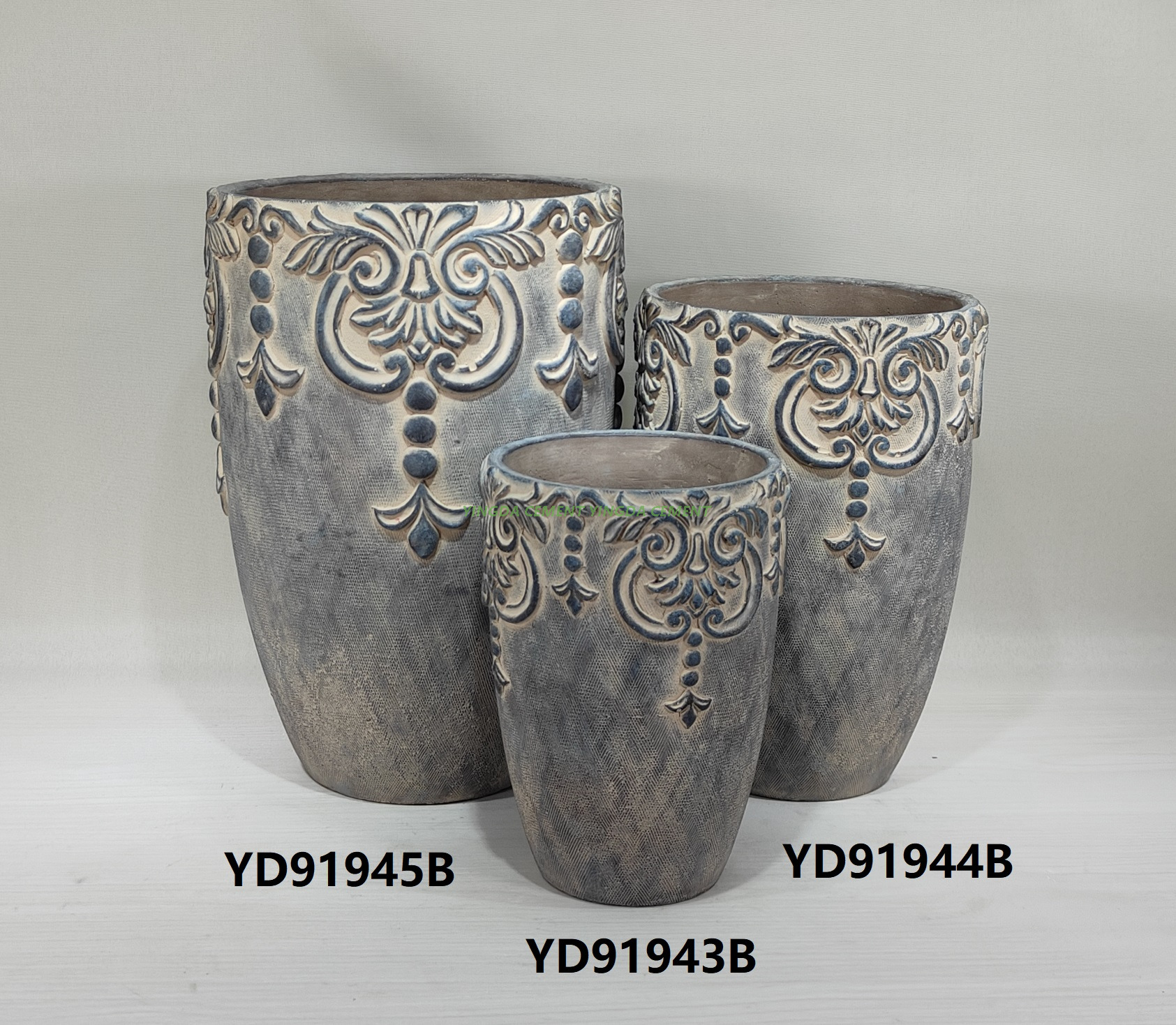 Wholesale New Design Home Tabletop Decor Bonsai Plant Pots Cylinder Mini Cement Pots for Flower Plant