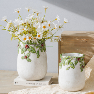  Flower Pots Colorful Indoor Cement Planter for Plants & Flowers