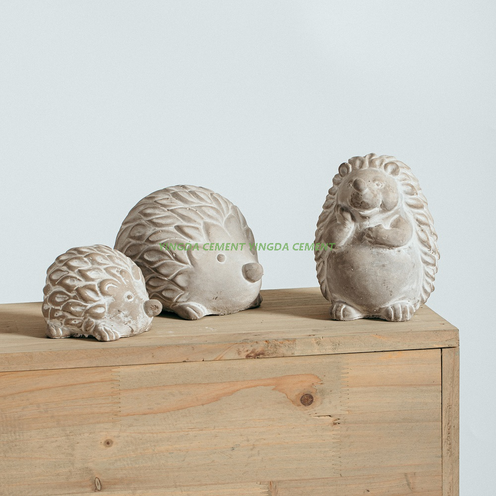 Creative Gift Crafts Animal Shape Tabletop Decoration Cute Cement Home Decor