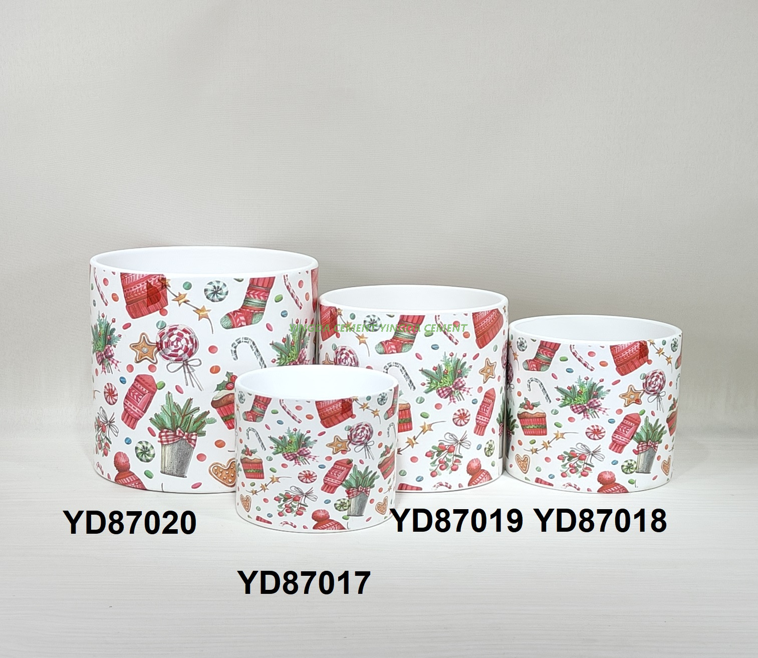 Flower Plant Pot for Home Decor Garden Decorative Round Ceramic New Custom Outdoor Indoor Home Decoration