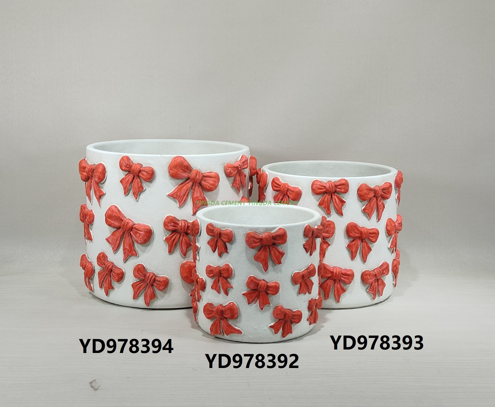 Bow Tie Ceramic Flower Pot Bowknot Vase Home Decor for Living Room and Garden Decor