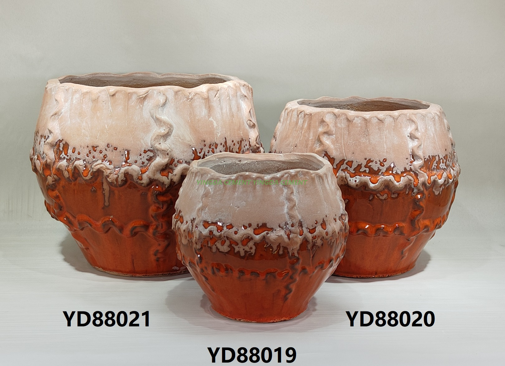 Modern Nordic Design Ceramic Flower Pots Ceramic Vase for Home or Shopping Mall Floor Kit Usage