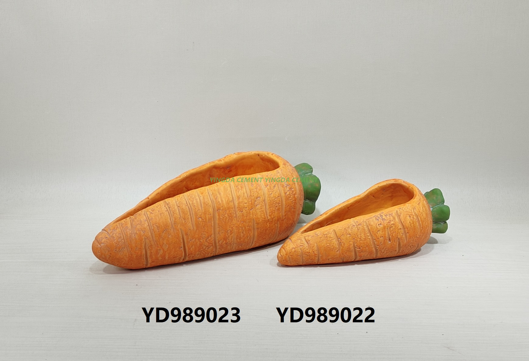 Garden Decoration Rustic Style Vegetable Design Planter Pots Indoor Outdoor Tabletop Decoration Cement Flower Pots