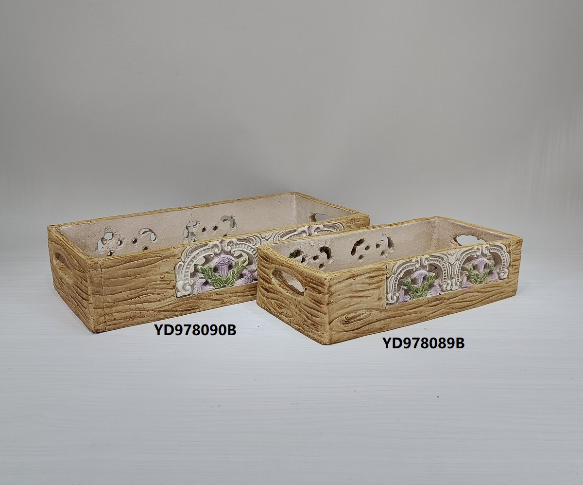 Wholesale price living room ornament christmas concrete home decor decorative large plate