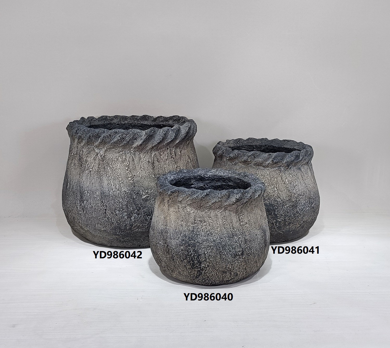 Hot selling custom color succulent plant pot indoor outdoor decoration cement flower pots