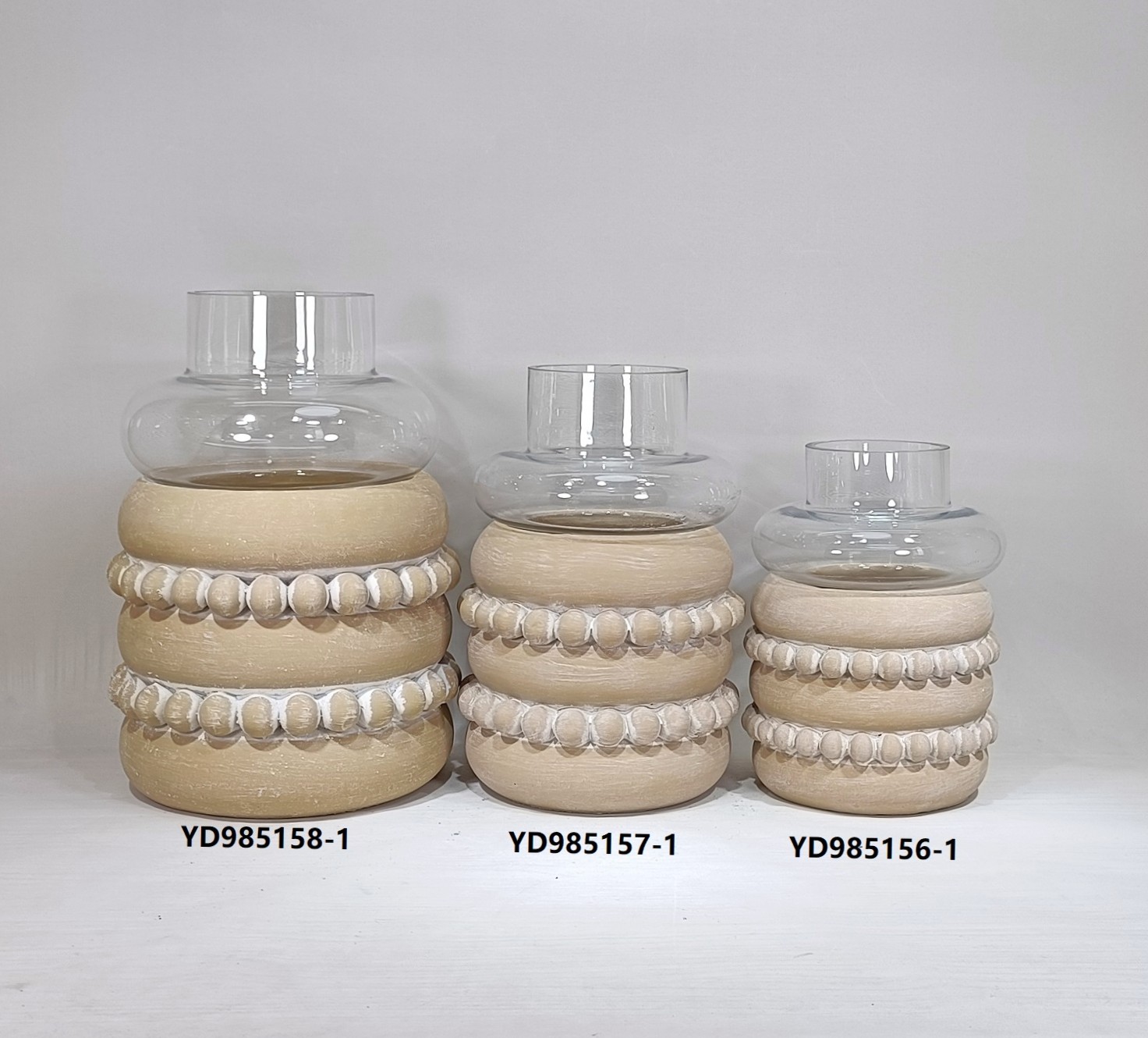 Dot embossed design concrete flower pot for christmas decoration pot cement flower pot