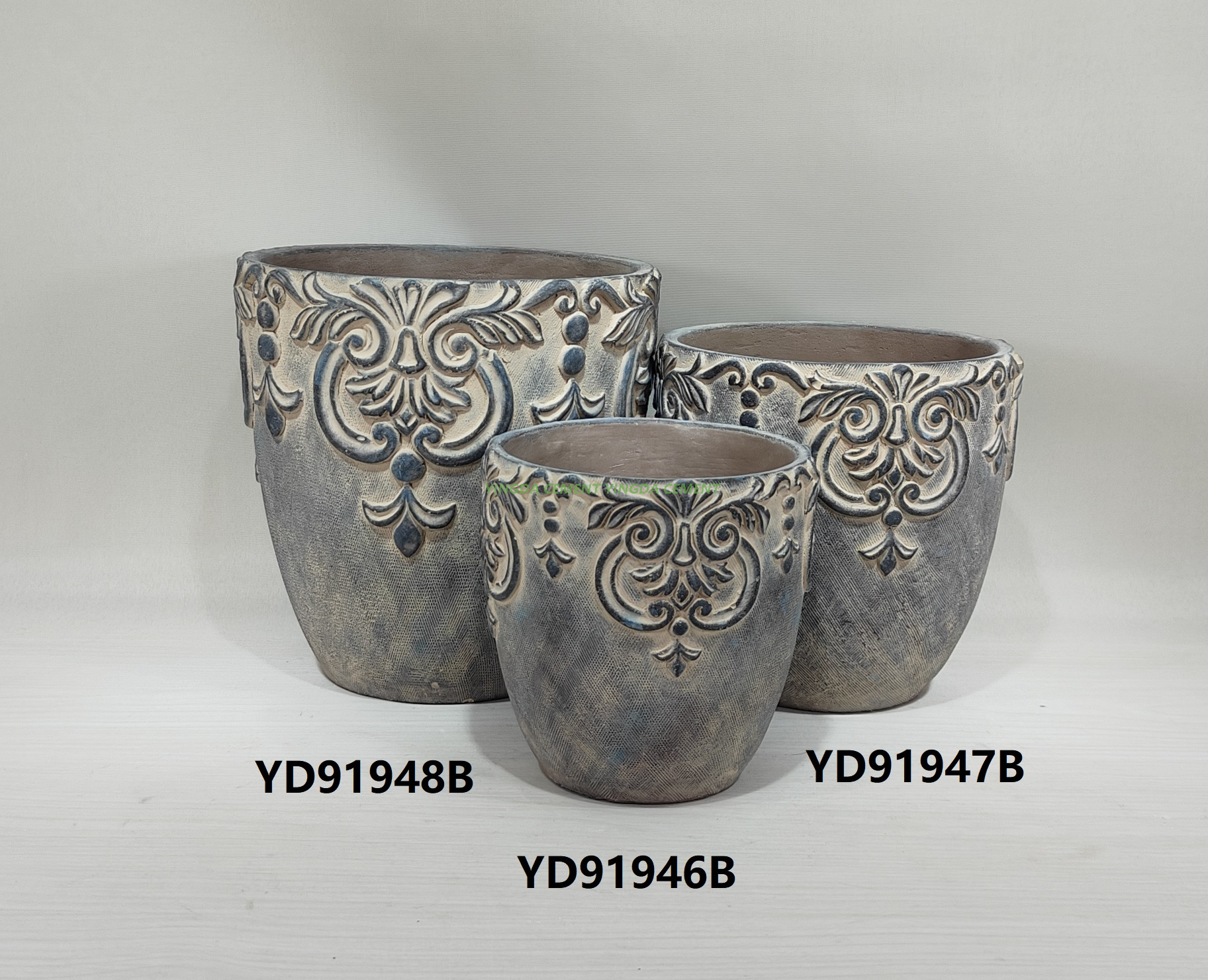Wholesale New Design Home Tabletop Decor Bonsai Plant Pots Cylinder Mini Cement Pots for Flower Plant