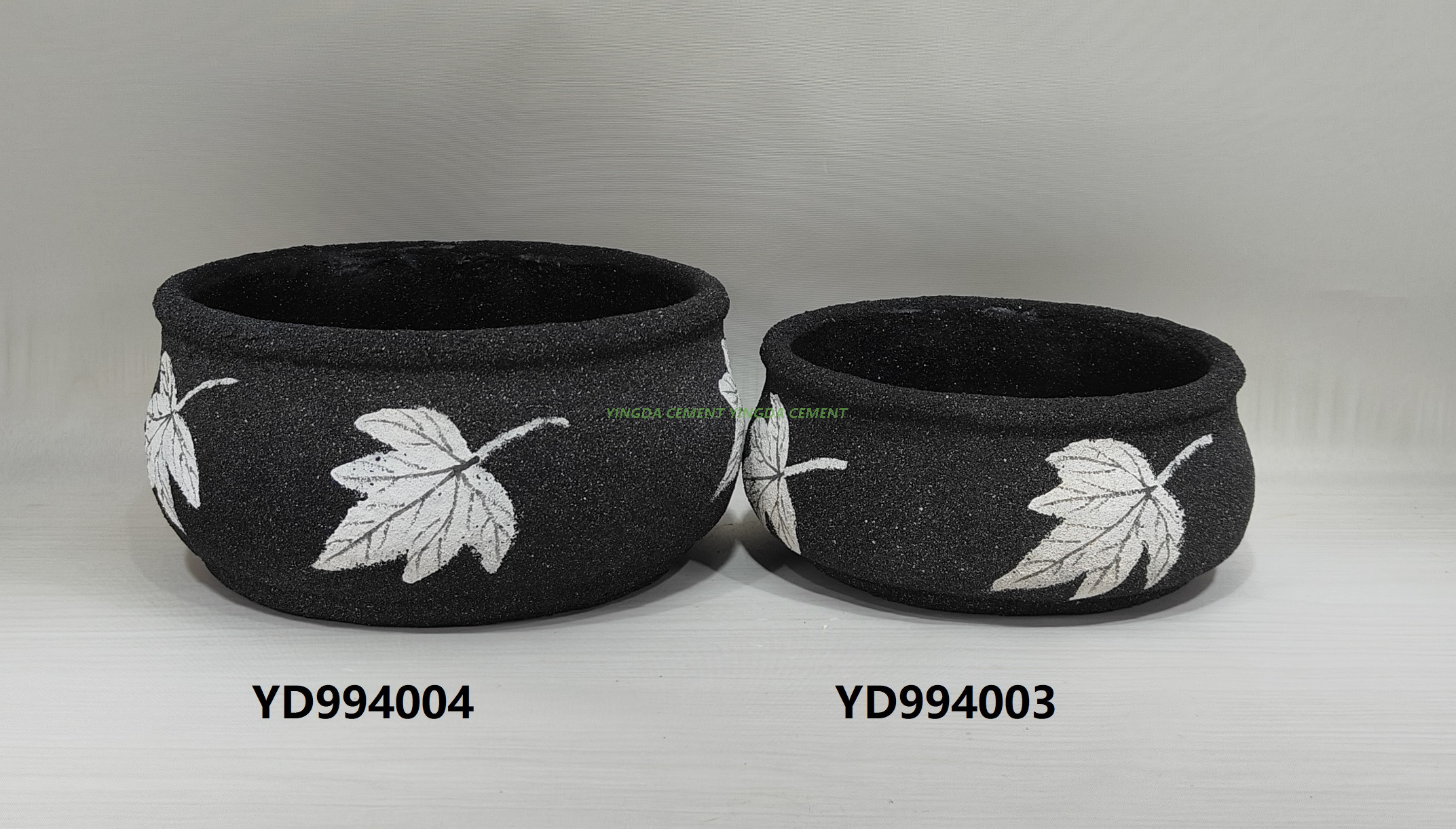 Indoor Outdoor Decorative Cement Flower Pot Molds / Home Garden Decoration Cement Succulent Pots