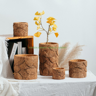 Unique Outdoor Plant Pots Home Decor Cement Flower Pot