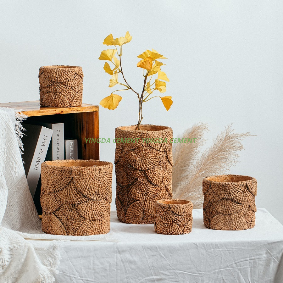 Unique Outdoor Plant Pots Home Decor Cement Flower Pot