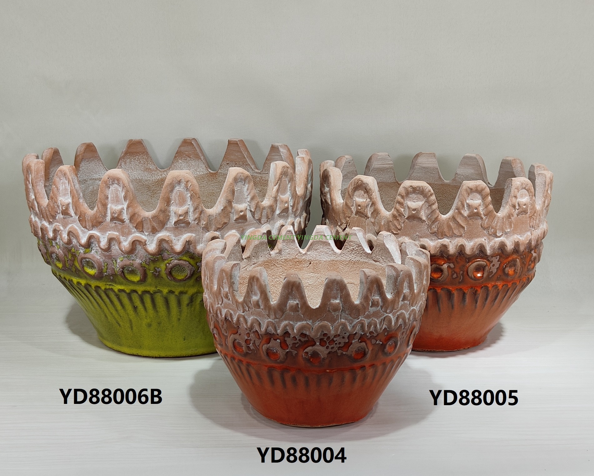 Ceramic Flower Pot Garden Pot for Outdoor Home Nursery Room Decor