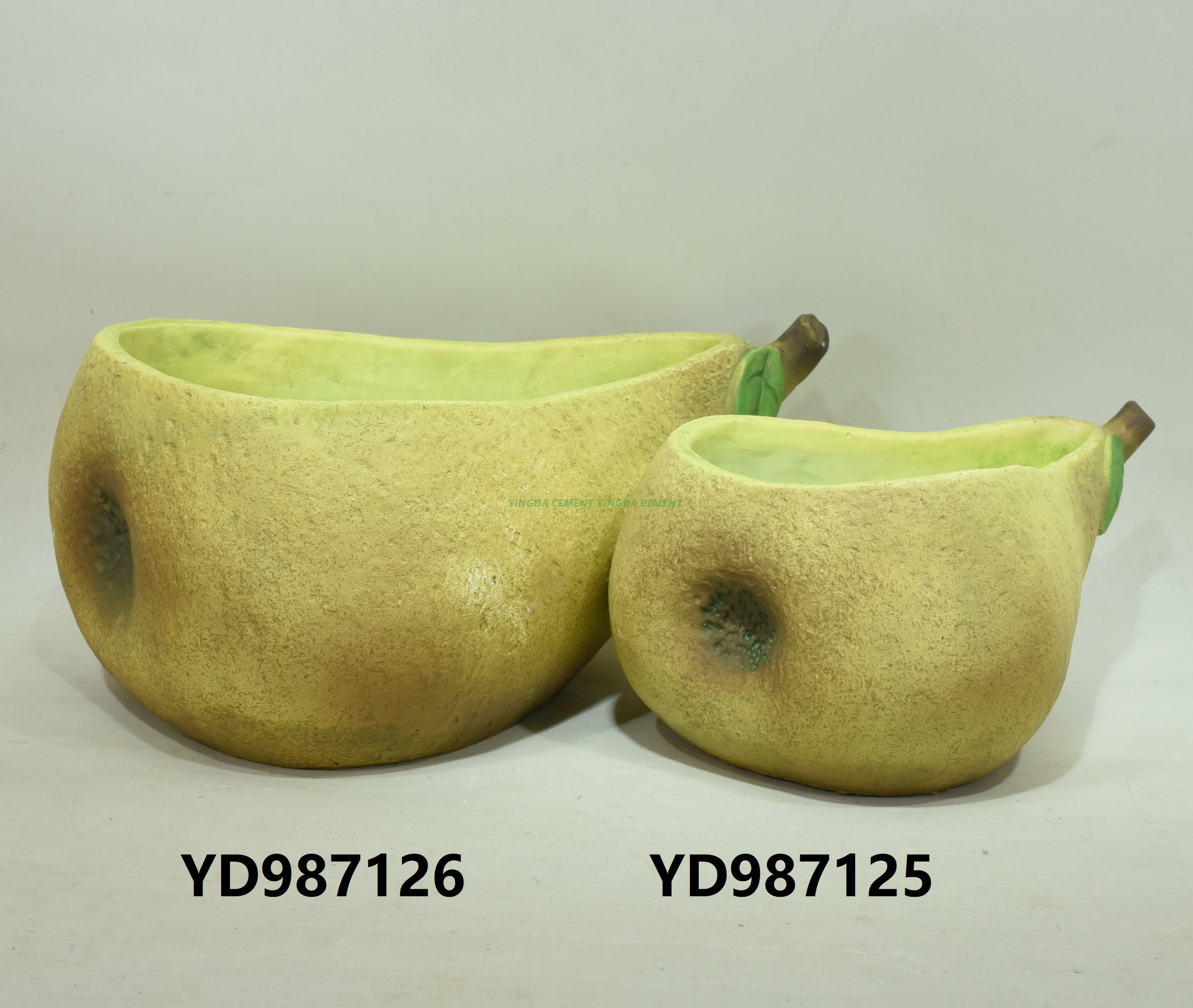  Flower Pot Home Decor Cement Fruit Vase for Fruit Collections and fruit decor