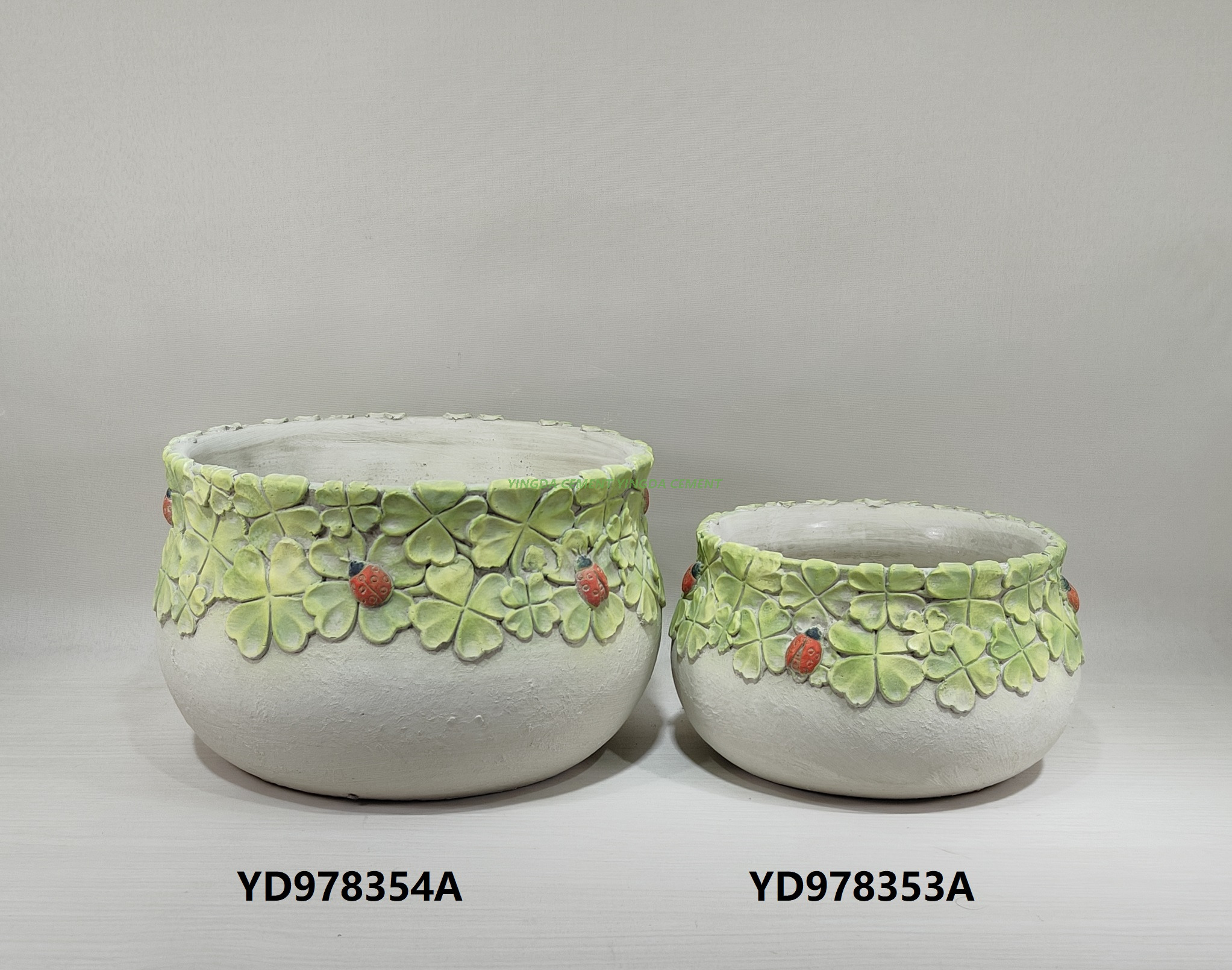Wholesale Factory Price Cement Flowerpot Outdoor Garden Concrete Succulent Planter Flower Pots & Planters for Indoor Plants
