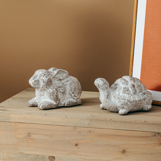 Easter decoration animal shape tabletop decorative ornaments matte rabbit home decor for gift crafts