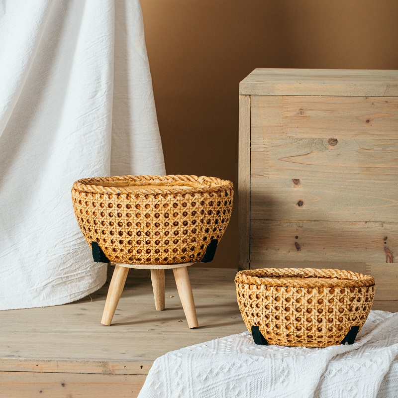 Wholesale rustic style indoor outdoor creative decorative garden pots cement succulent flower pots