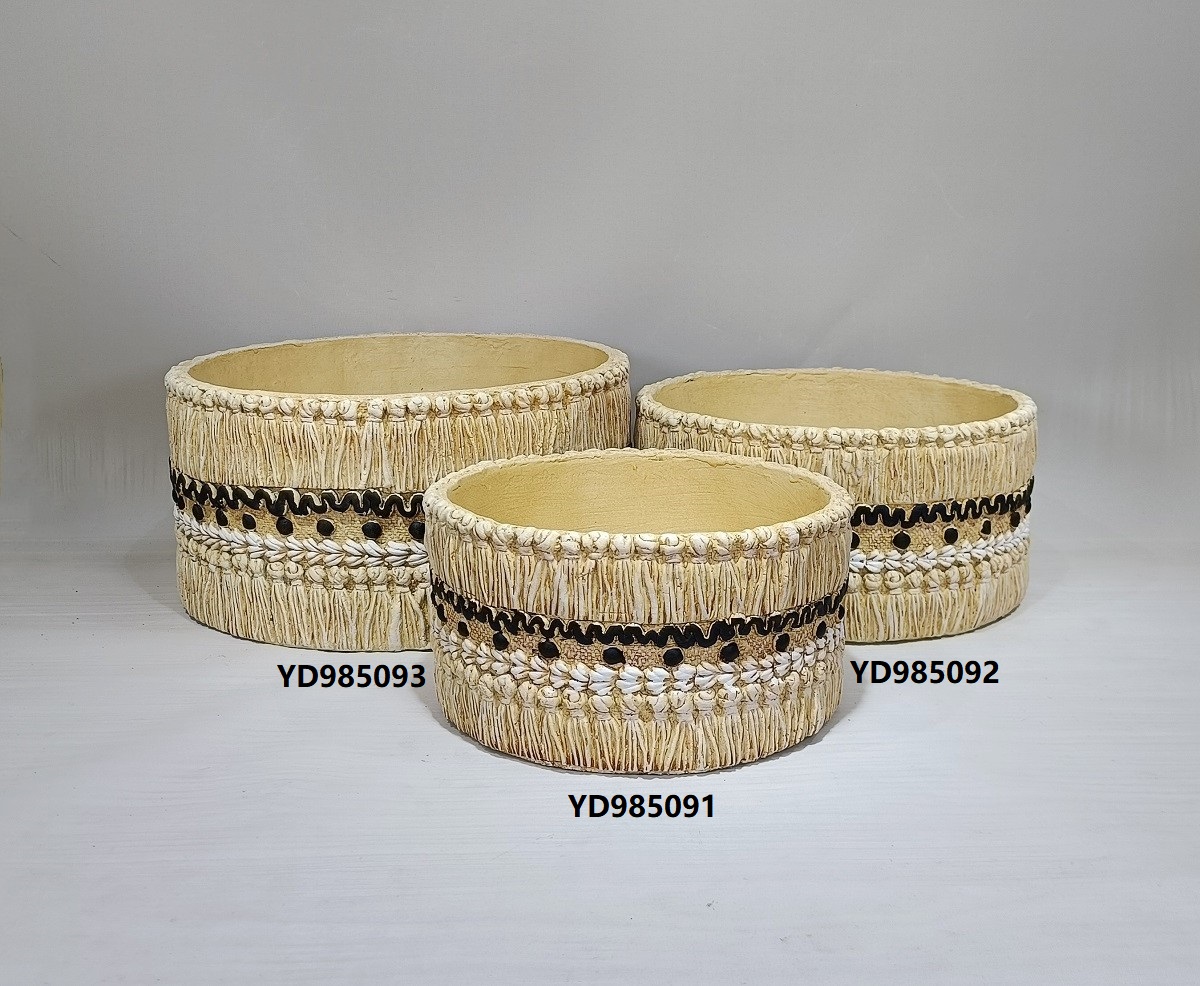 Nordic style home decor succulent flower pots cheap cylinder shape garden cement plant flower pot