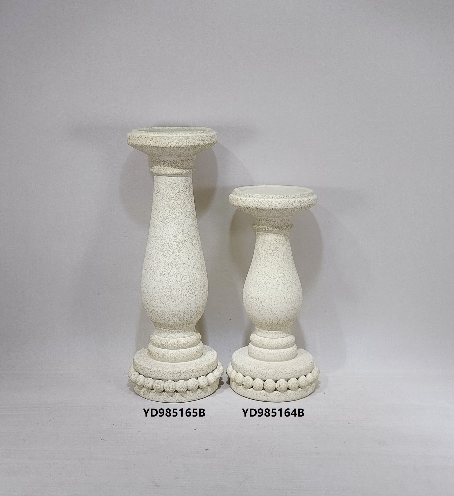 High quality desktop decorative cement candle holder unique tea light cement candle holder