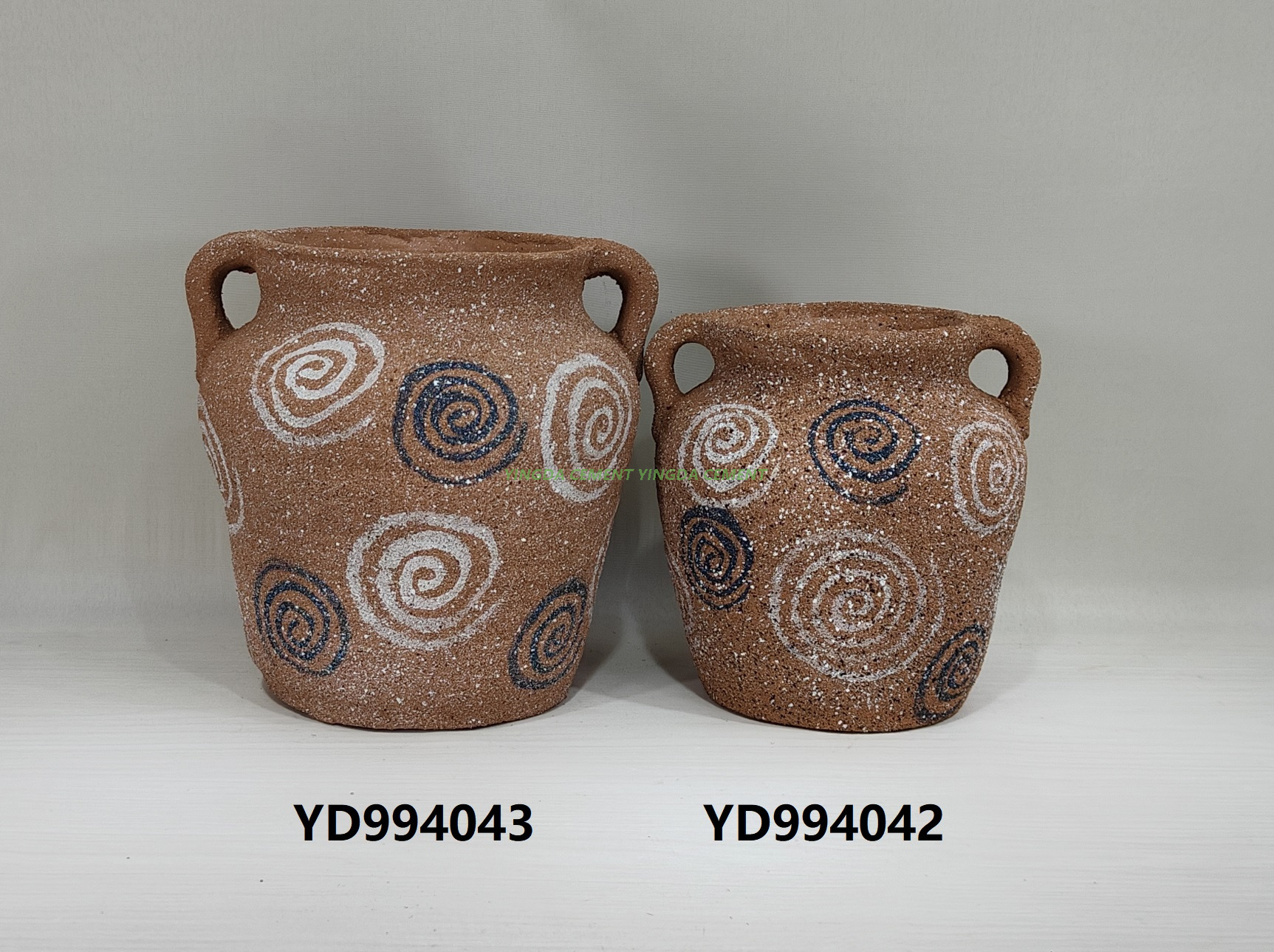 New Arrival Concrete Plant Pots Custom Nordic Style Modern Garden Floor Cement Flower Pots