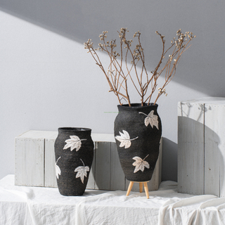 Factory Direct Nordic Creative Vertical Stripe Cement Pot Succulent Plant Small Pot Pot Green Plant Table Flower Home Decoration