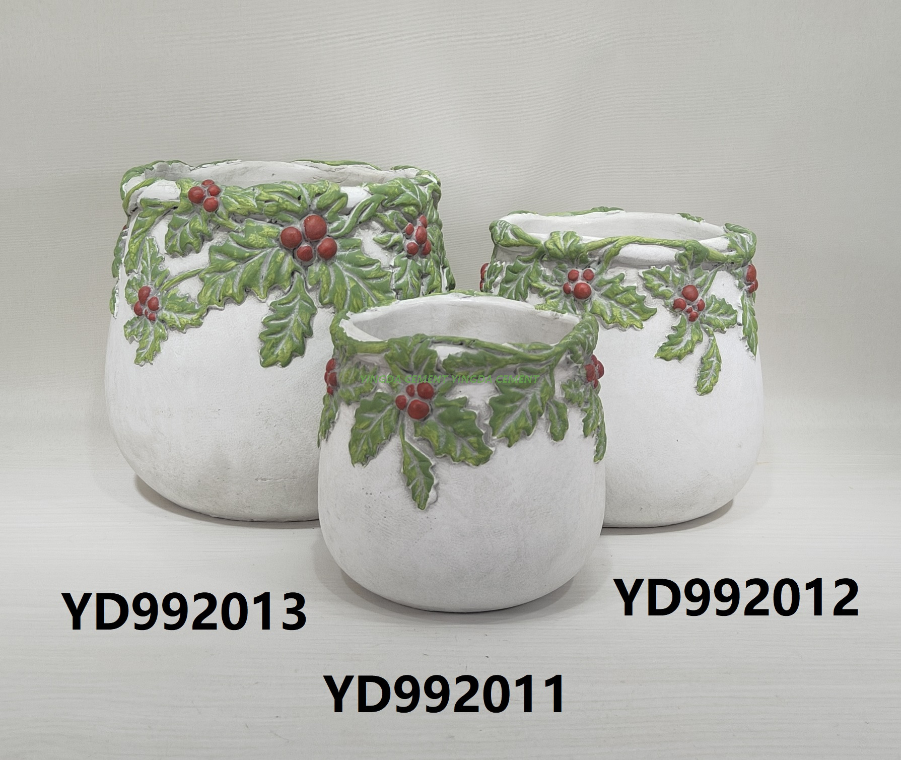 Creative Indoor Flower Pots Colorful Indoor Cement Planter for Plants & Flowers