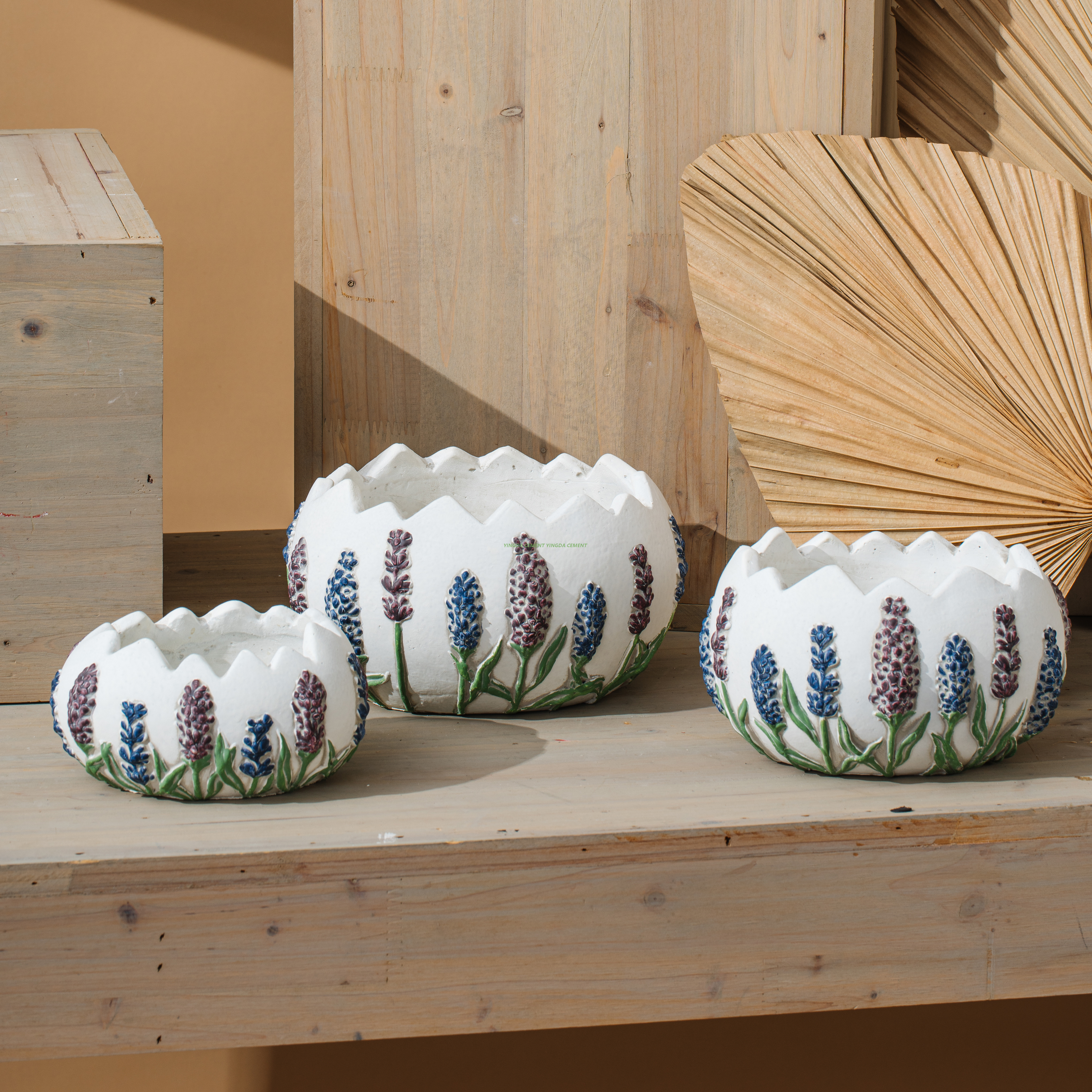 hand Painted Ceramic Flower Pot Color Plant Pot with Hole Succulent Potted Planter Office Desktop Decor