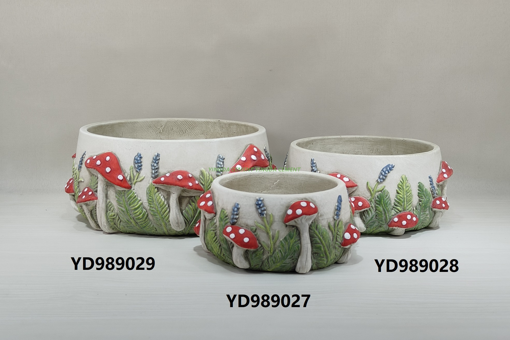 Adorable Cement Mushroom Flower Pot Decorative Mushrooms for Any Flower Arrangement